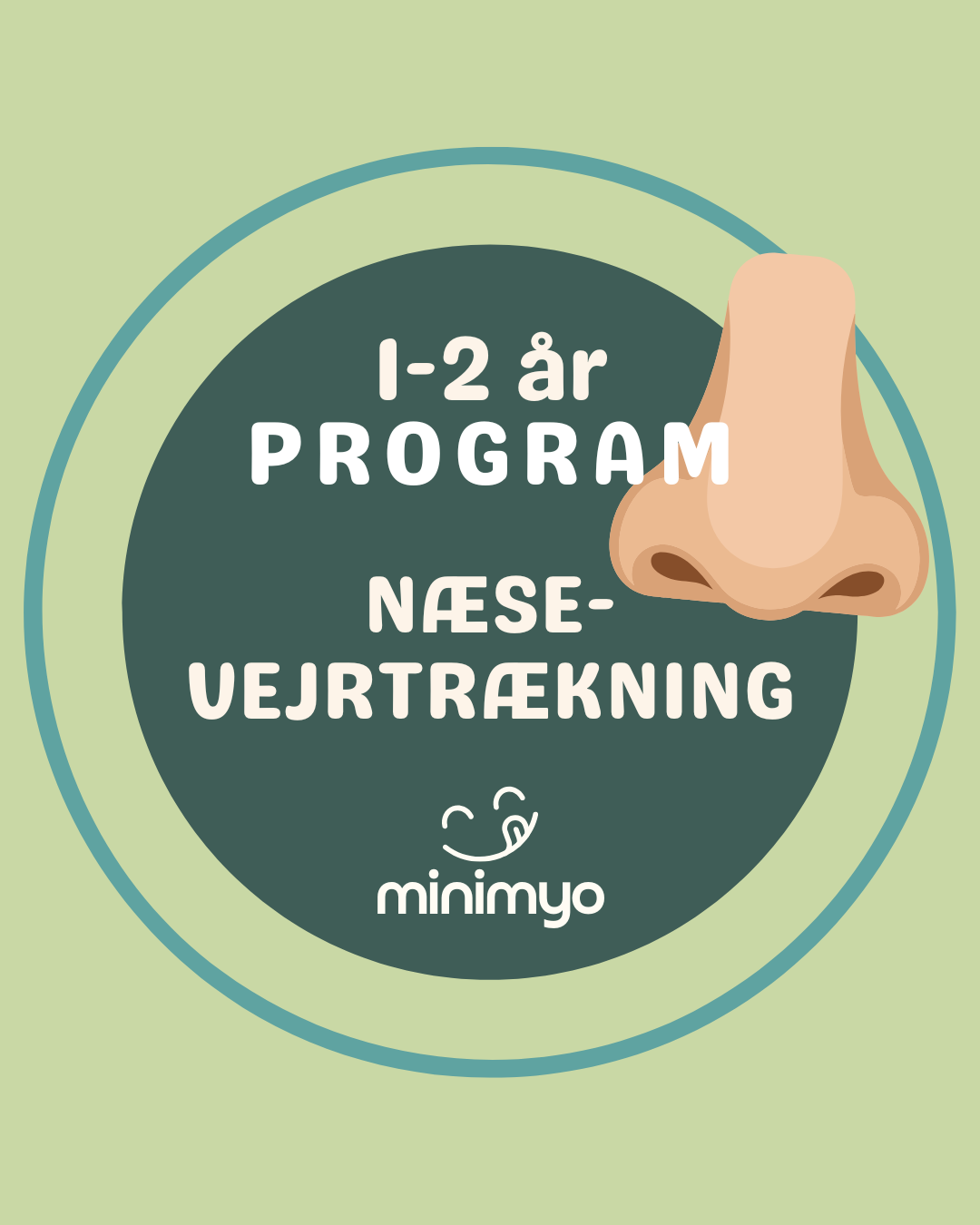 næsevejrtrækning 1-2 år